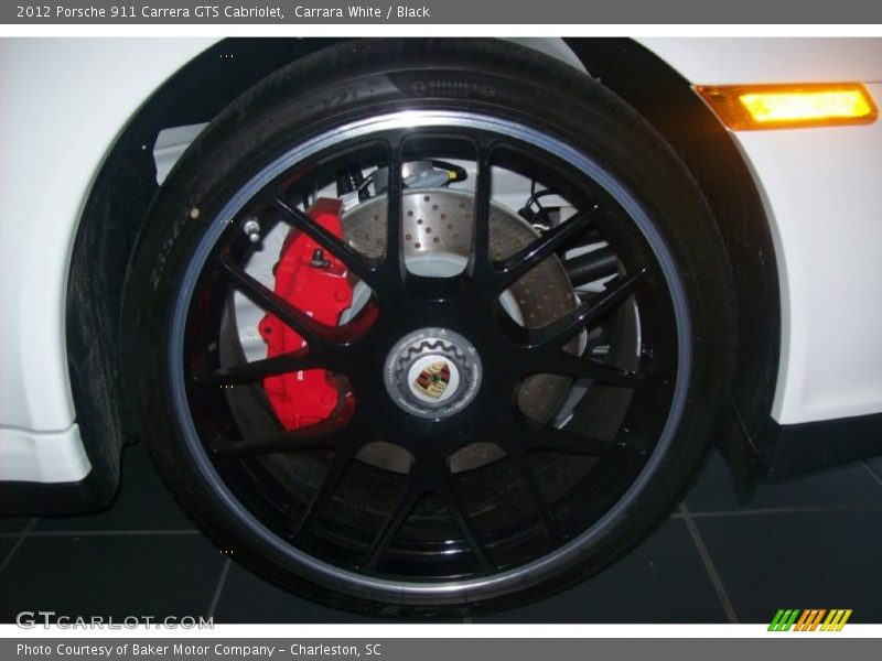 Carrara White / Black 2012 Porsche 911 Carrera GTS Cabriolet