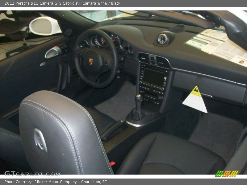 Carrara White / Black 2012 Porsche 911 Carrera GTS Cabriolet