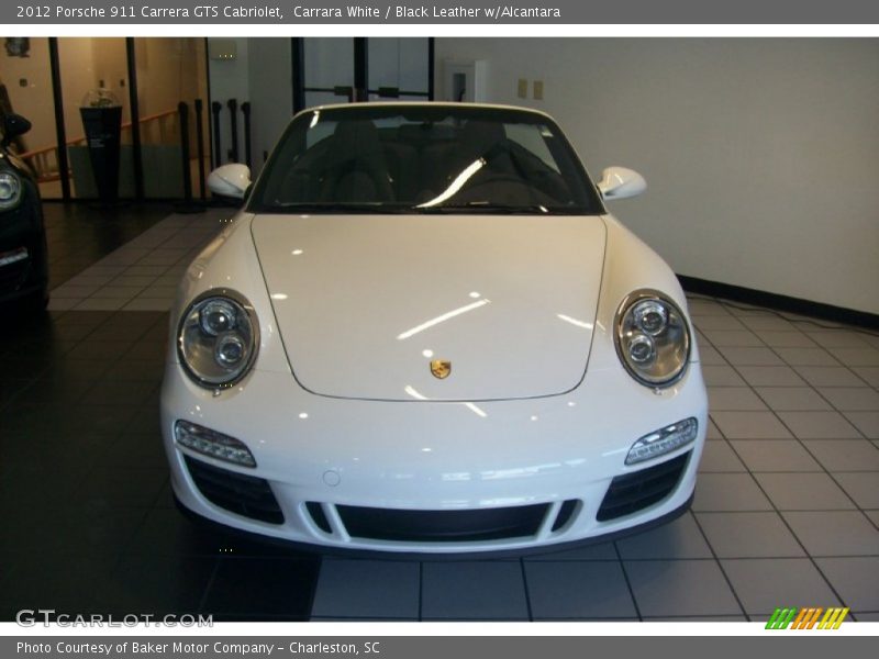 Carrara White / Black Leather w/Alcantara 2012 Porsche 911 Carrera GTS Cabriolet