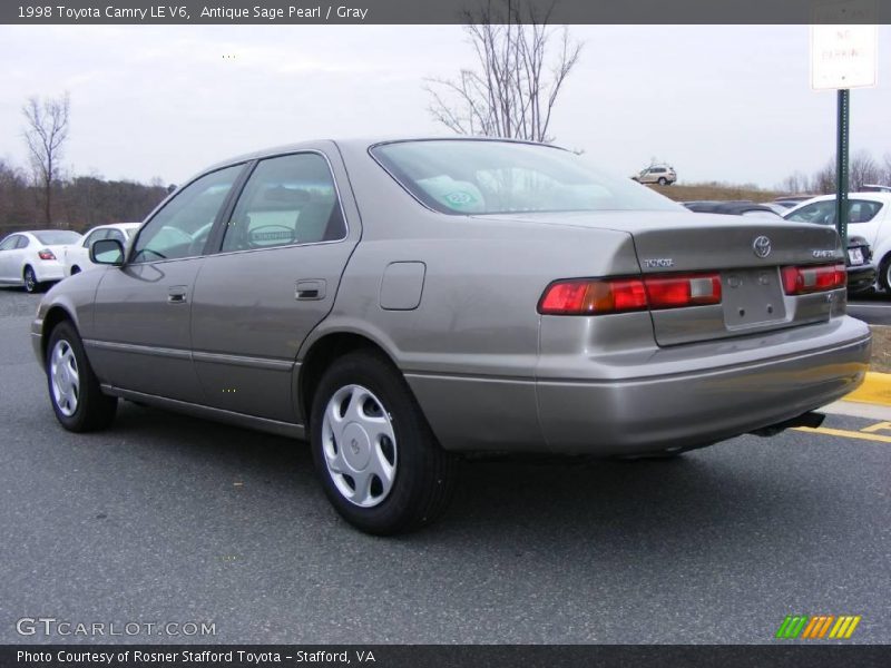 Antique Sage Pearl / Gray 1998 Toyota Camry LE V6