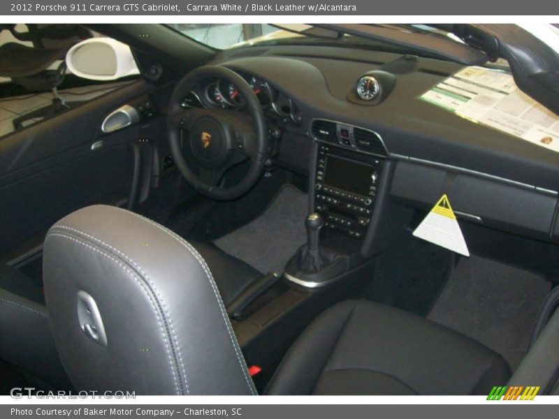Carrara White / Black Leather w/Alcantara 2012 Porsche 911 Carrera GTS Cabriolet