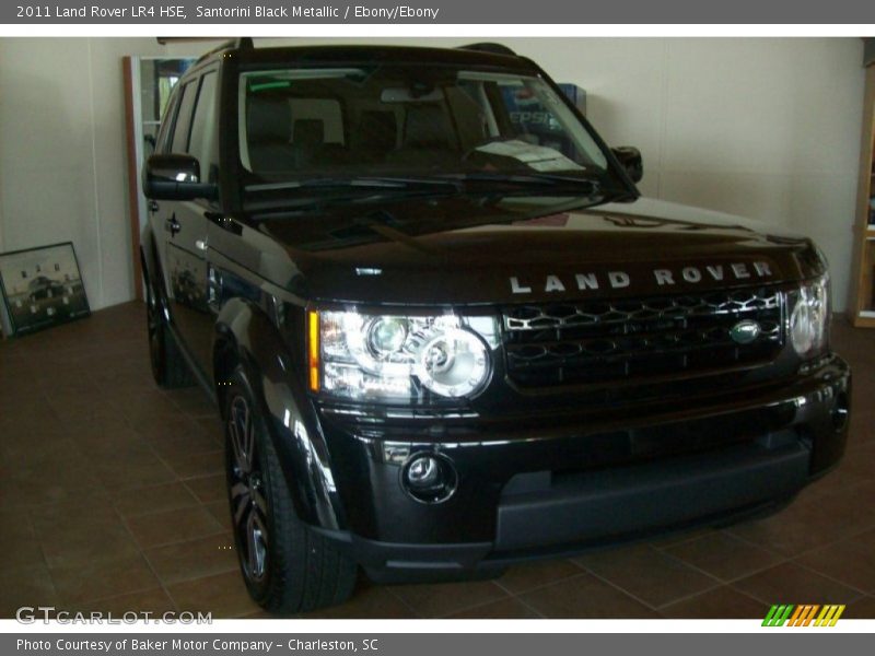 Santorini Black Metallic / Ebony/Ebony 2011 Land Rover LR4 HSE