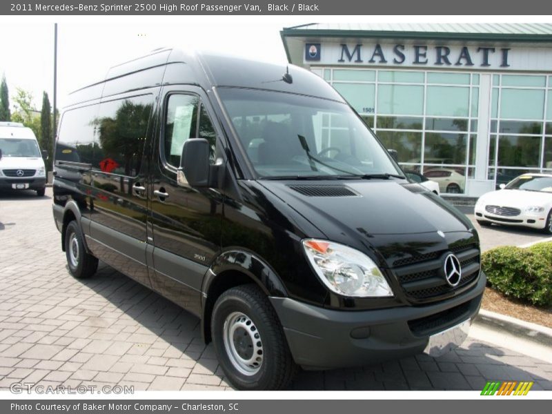 Black / Black 2011 Mercedes-Benz Sprinter 2500 High Roof Passenger Van