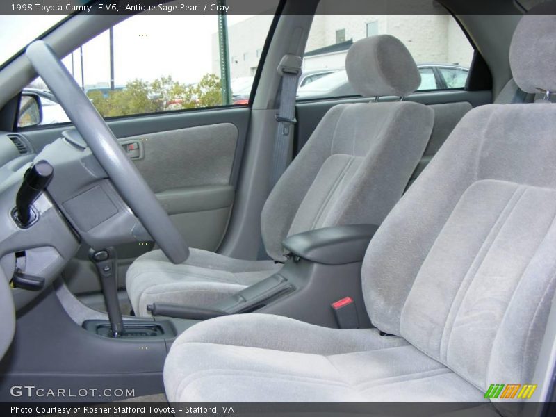 Antique Sage Pearl / Gray 1998 Toyota Camry LE V6