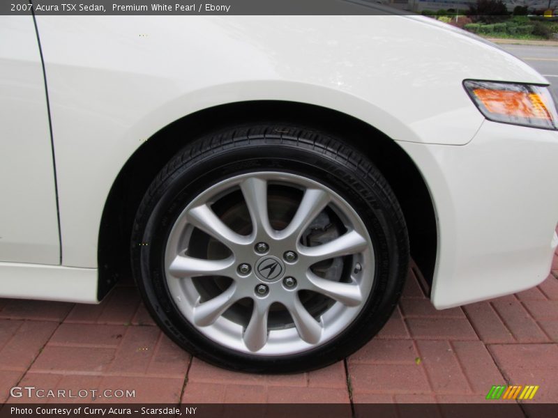 Premium White Pearl / Ebony 2007 Acura TSX Sedan