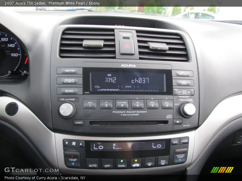 Premium White Pearl / Ebony 2007 Acura TSX Sedan