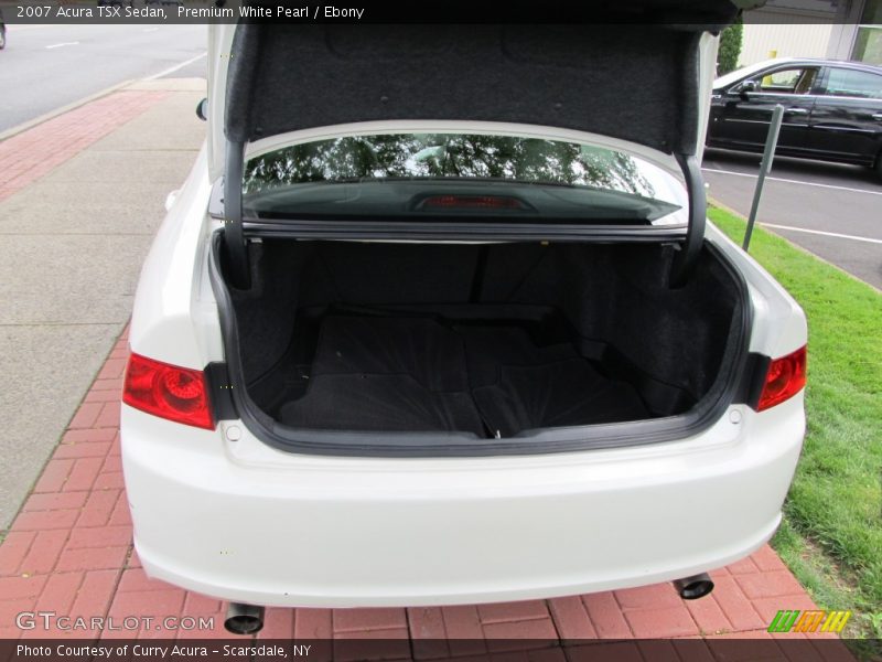 Premium White Pearl / Ebony 2007 Acura TSX Sedan