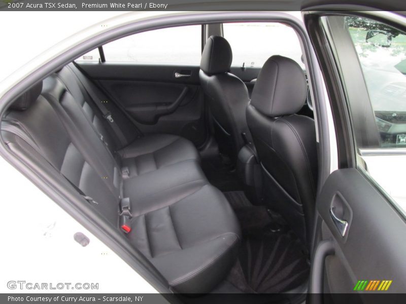 Premium White Pearl / Ebony 2007 Acura TSX Sedan