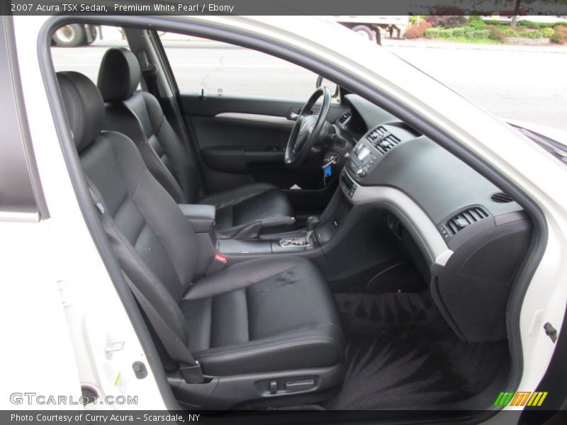 Premium White Pearl / Ebony 2007 Acura TSX Sedan