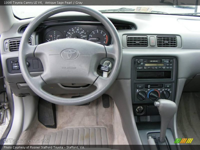 Antique Sage Pearl / Gray 1998 Toyota Camry LE V6