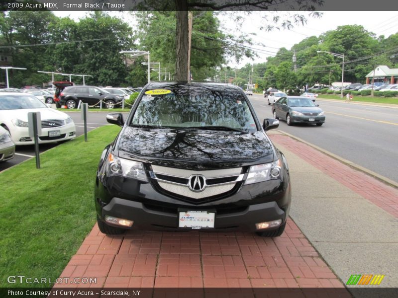 Formal Black / Taupe 2009 Acura MDX