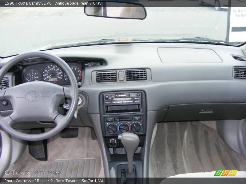 Antique Sage Pearl / Gray 1998 Toyota Camry LE V6