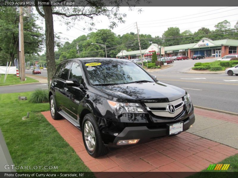 Formal Black / Taupe 2009 Acura MDX