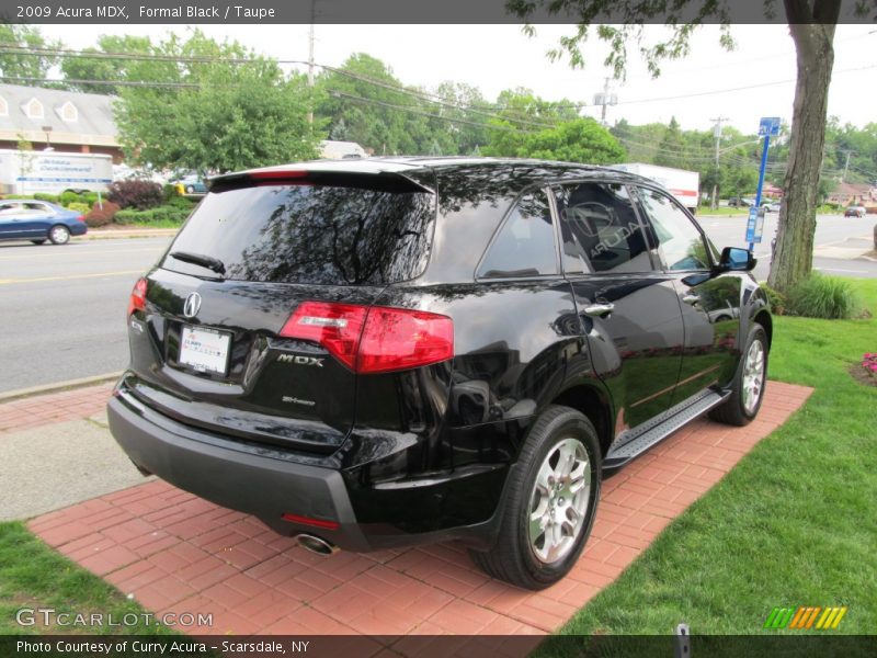 Formal Black / Taupe 2009 Acura MDX