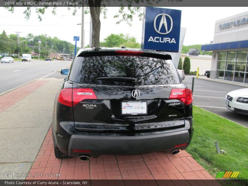 Formal Black / Taupe 2009 Acura MDX