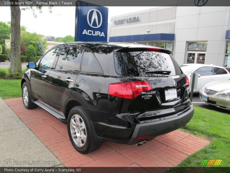 Formal Black / Taupe 2009 Acura MDX