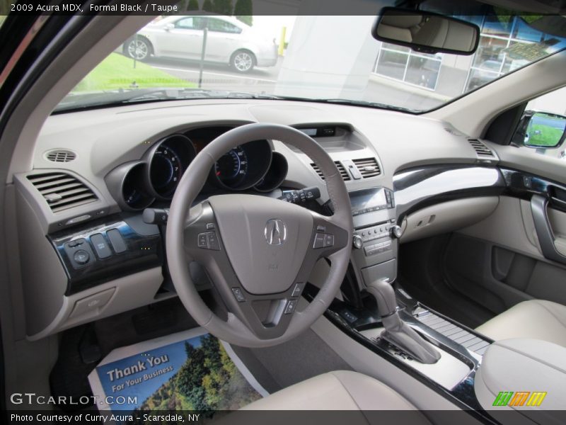 Formal Black / Taupe 2009 Acura MDX