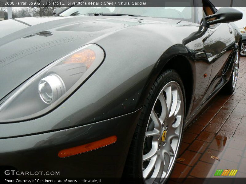 Silverstone (Metallic Grey) / Natural (Saddle) 2008 Ferrari 599 GTB Fiorano F1