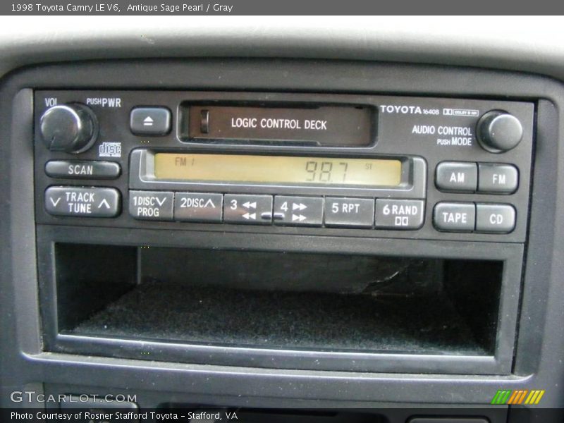 Antique Sage Pearl / Gray 1998 Toyota Camry LE V6