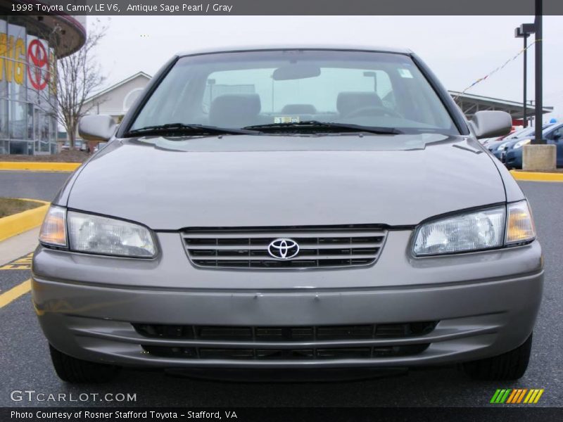 Antique Sage Pearl / Gray 1998 Toyota Camry LE V6