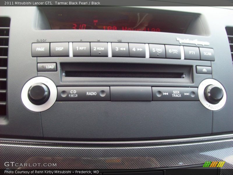 Tarmac Black Pearl / Black 2011 Mitsubishi Lancer GTS