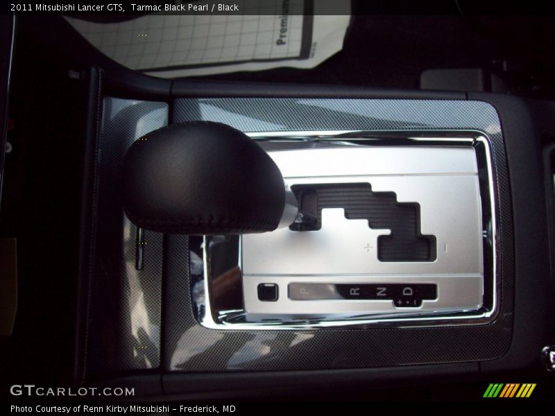 Tarmac Black Pearl / Black 2011 Mitsubishi Lancer GTS
