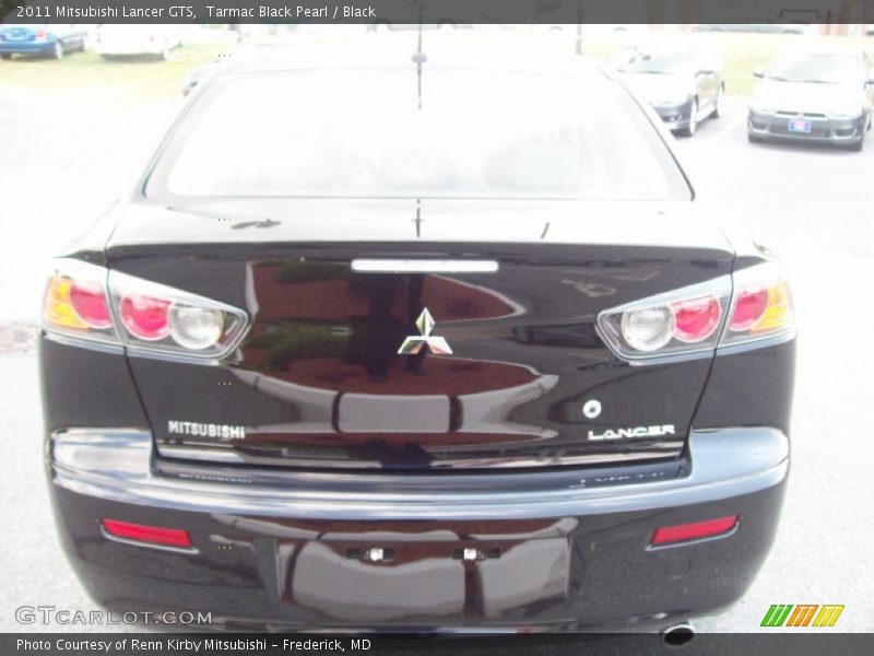 Tarmac Black Pearl / Black 2011 Mitsubishi Lancer GTS