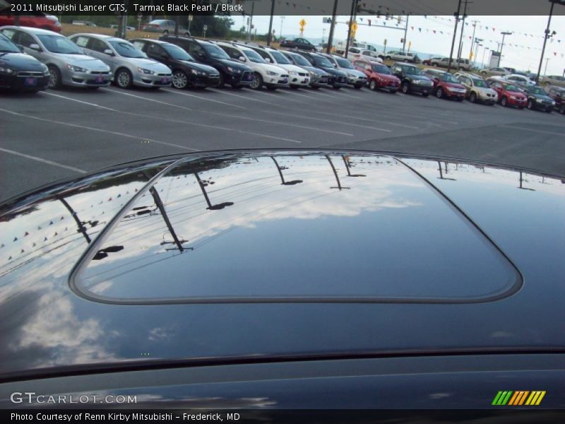 Tarmac Black Pearl / Black 2011 Mitsubishi Lancer GTS