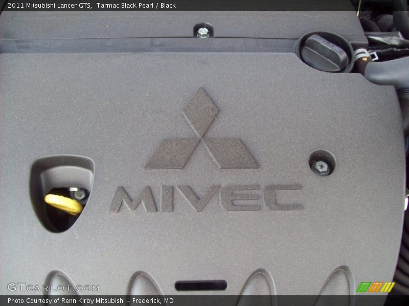 Tarmac Black Pearl / Black 2011 Mitsubishi Lancer GTS