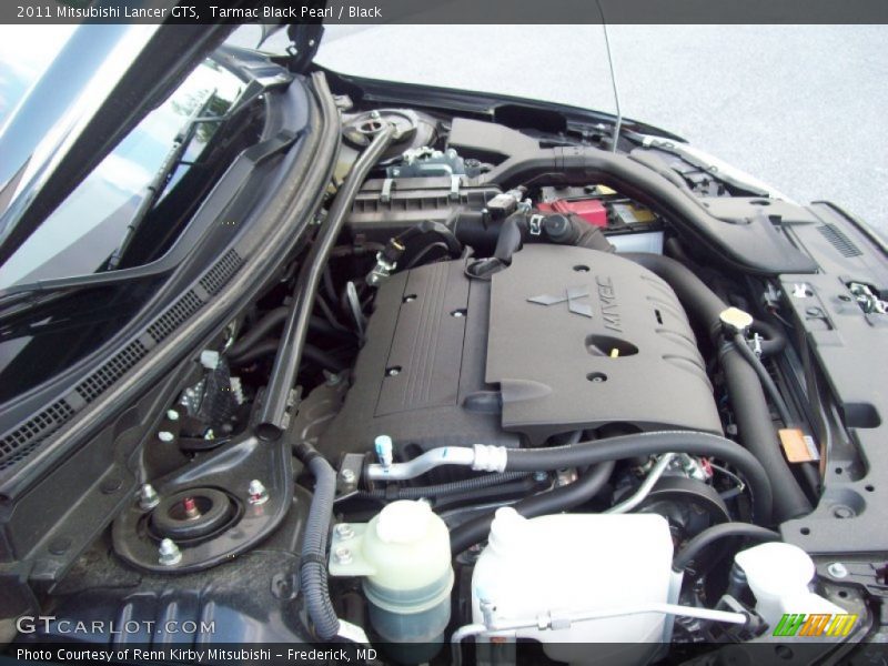 Tarmac Black Pearl / Black 2011 Mitsubishi Lancer GTS