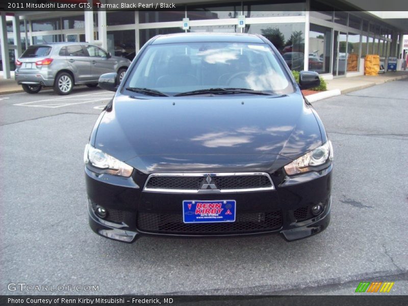 Tarmac Black Pearl / Black 2011 Mitsubishi Lancer GTS