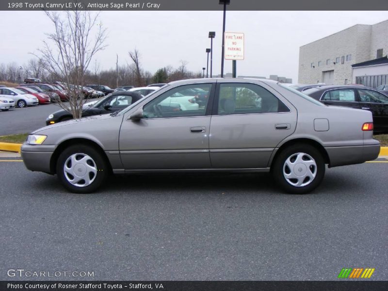Antique Sage Pearl / Gray 1998 Toyota Camry LE V6