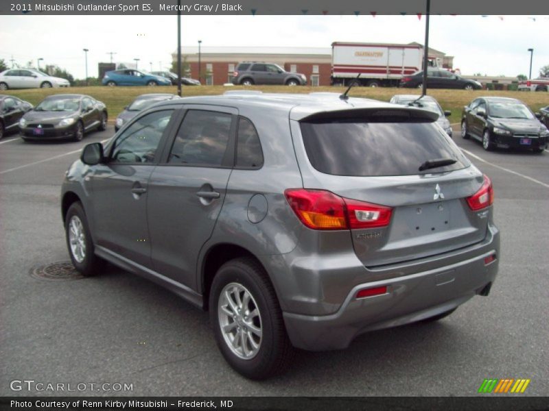 Mercury Gray / Black 2011 Mitsubishi Outlander Sport ES