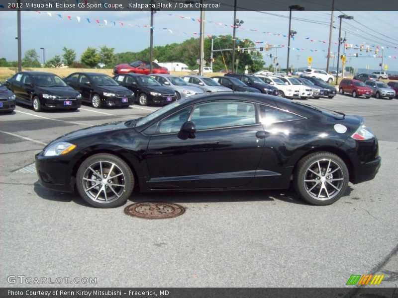Kalapana Black / Dark Charcoal 2012 Mitsubishi Eclipse GS Sport Coupe