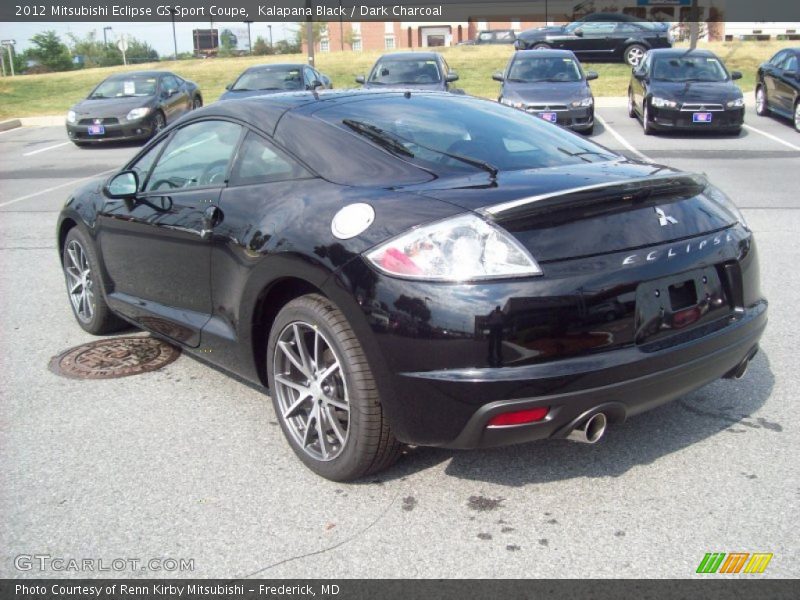 Kalapana Black / Dark Charcoal 2012 Mitsubishi Eclipse GS Sport Coupe
