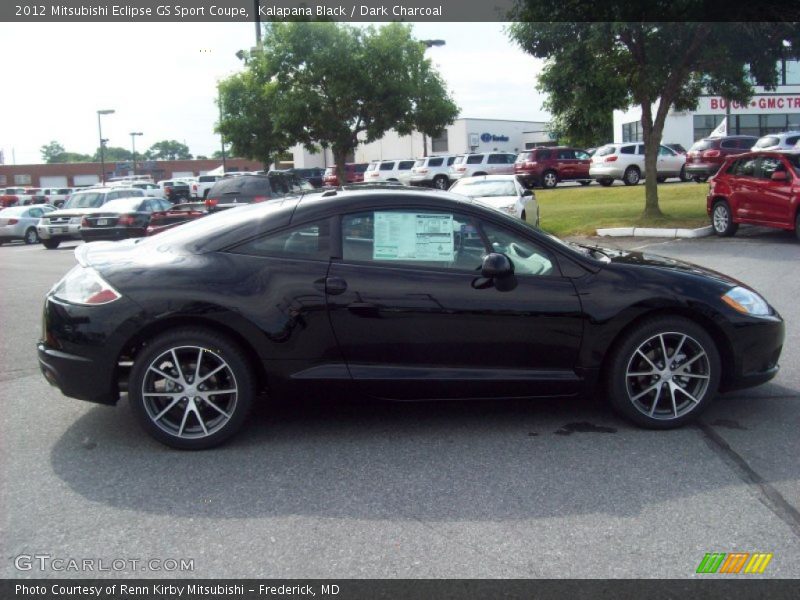 Kalapana Black / Dark Charcoal 2012 Mitsubishi Eclipse GS Sport Coupe