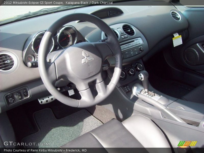 Kalapana Black / Dark Charcoal 2012 Mitsubishi Eclipse GS Sport Coupe