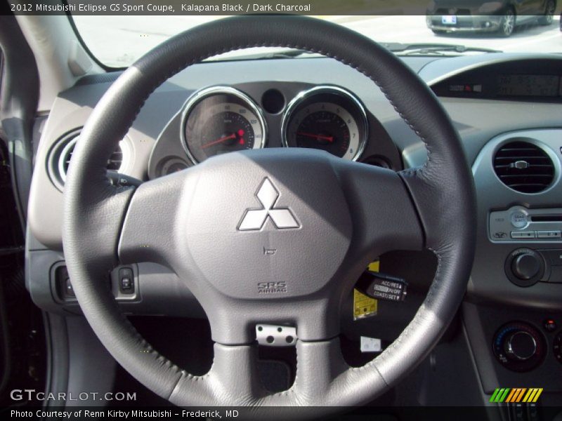 Kalapana Black / Dark Charcoal 2012 Mitsubishi Eclipse GS Sport Coupe