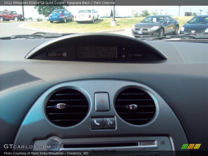 Kalapana Black / Dark Charcoal 2012 Mitsubishi Eclipse GS Sport Coupe