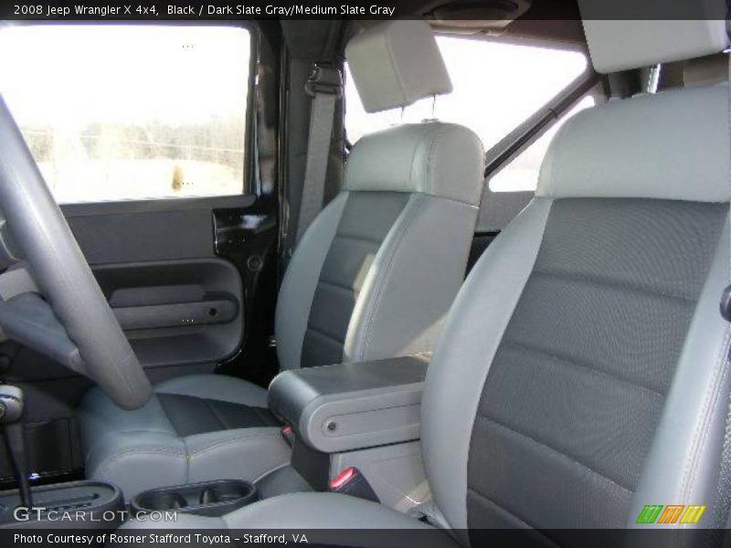 Black / Dark Slate Gray/Medium Slate Gray 2008 Jeep Wrangler X 4x4
