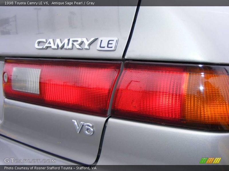 Antique Sage Pearl / Gray 1998 Toyota Camry LE V6