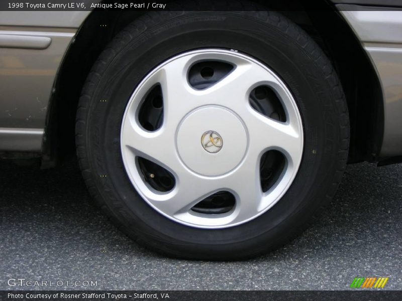 Antique Sage Pearl / Gray 1998 Toyota Camry LE V6