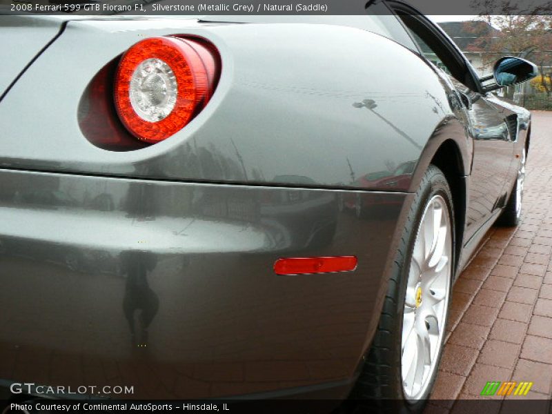 Silverstone (Metallic Grey) / Natural (Saddle) 2008 Ferrari 599 GTB Fiorano F1