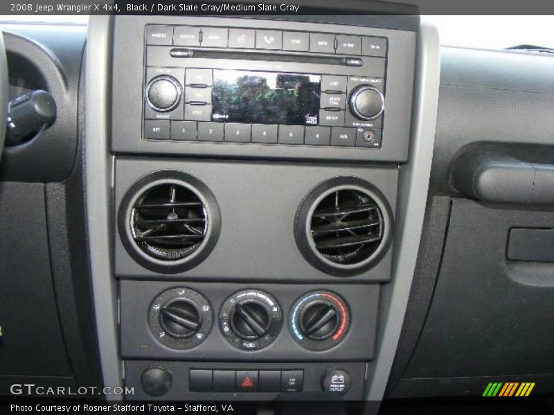 Black / Dark Slate Gray/Medium Slate Gray 2008 Jeep Wrangler X 4x4