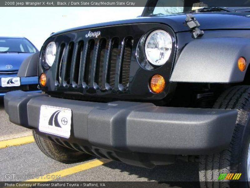 Black / Dark Slate Gray/Medium Slate Gray 2008 Jeep Wrangler X 4x4