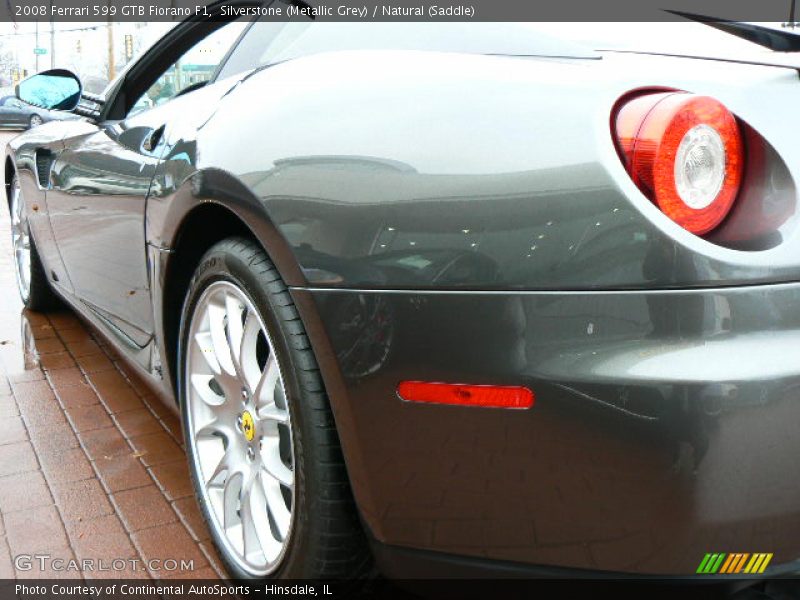 Silverstone (Metallic Grey) / Natural (Saddle) 2008 Ferrari 599 GTB Fiorano F1