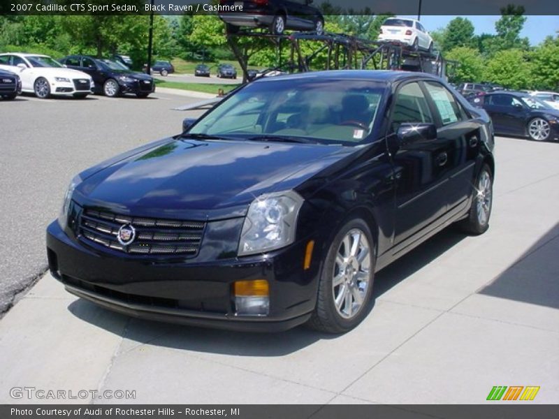 Black Raven / Cashmere 2007 Cadillac CTS Sport Sedan