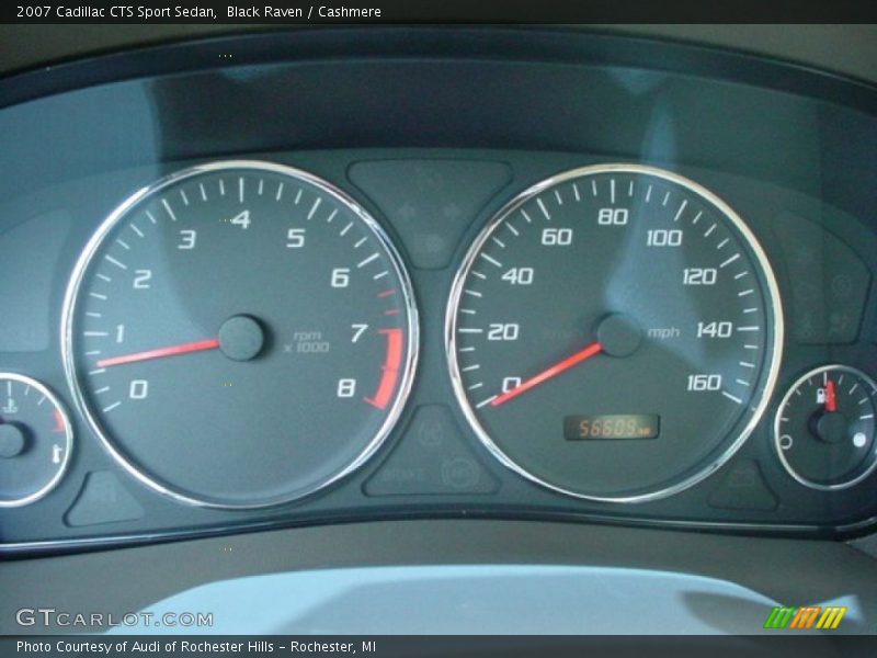 Black Raven / Cashmere 2007 Cadillac CTS Sport Sedan