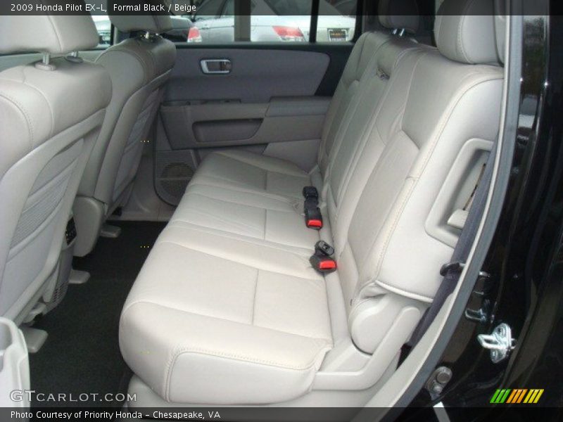  2009 Pilot EX-L Beige Interior