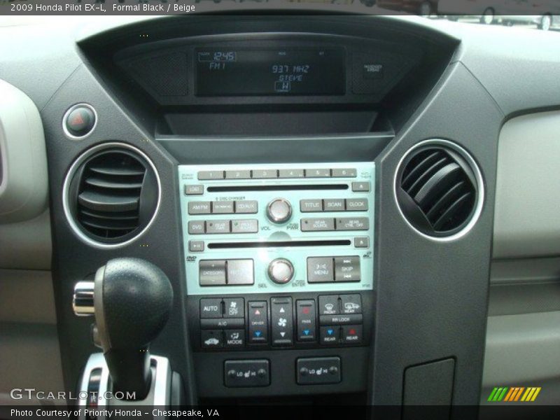 Controls of 2009 Pilot EX-L